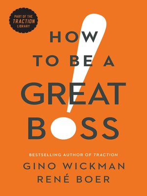 How to Be a Great Boss - ebook